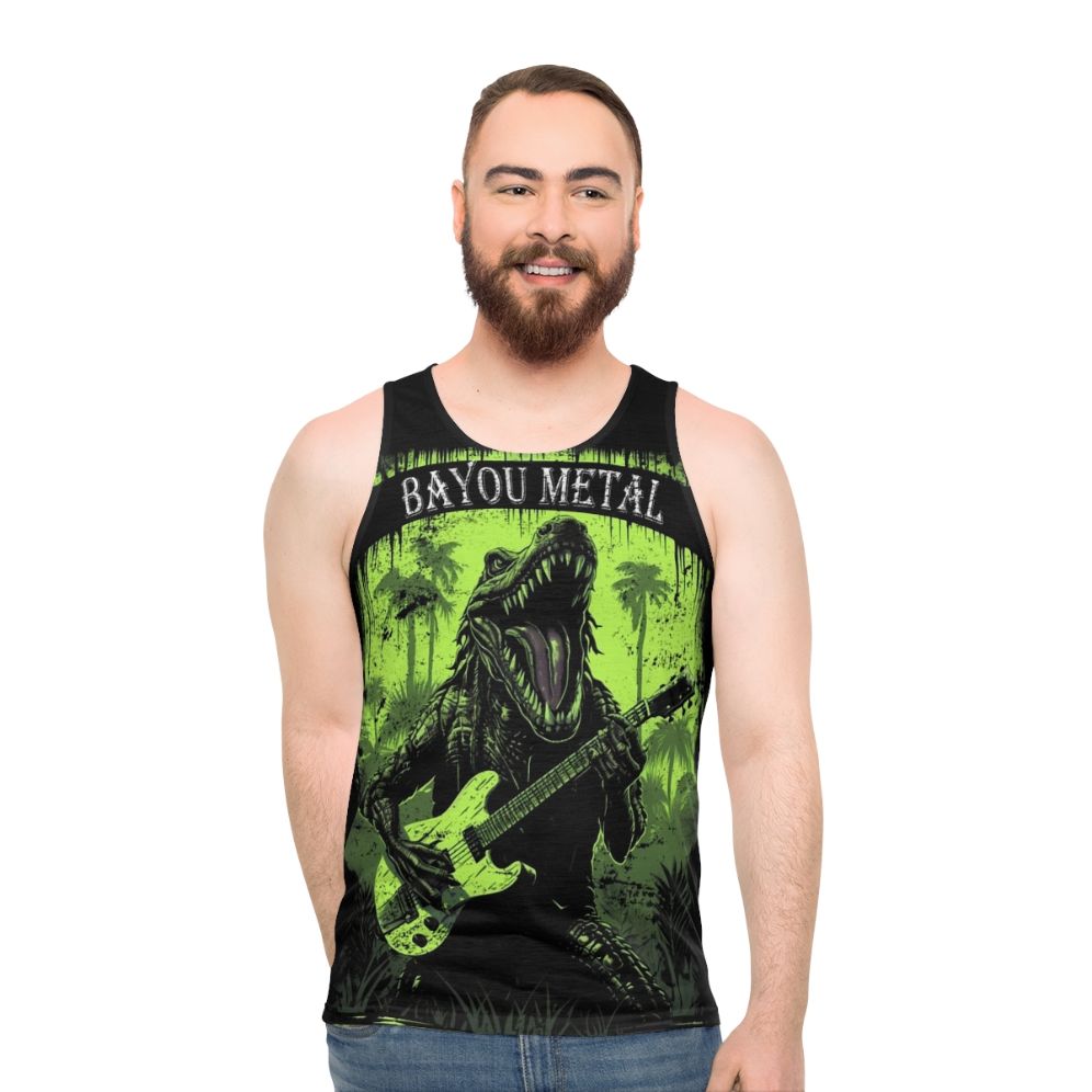 Bayou Metal Alligator Tank Top