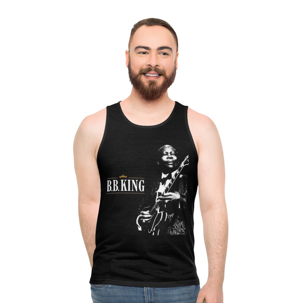 Live in Concert BB King Unisex Tank Top