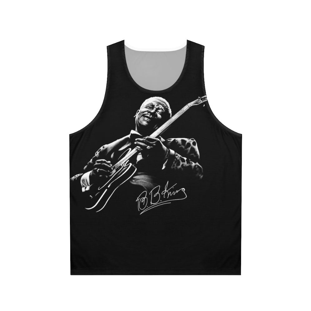 BB King Unisex Tank Top featuring Lucille guitar