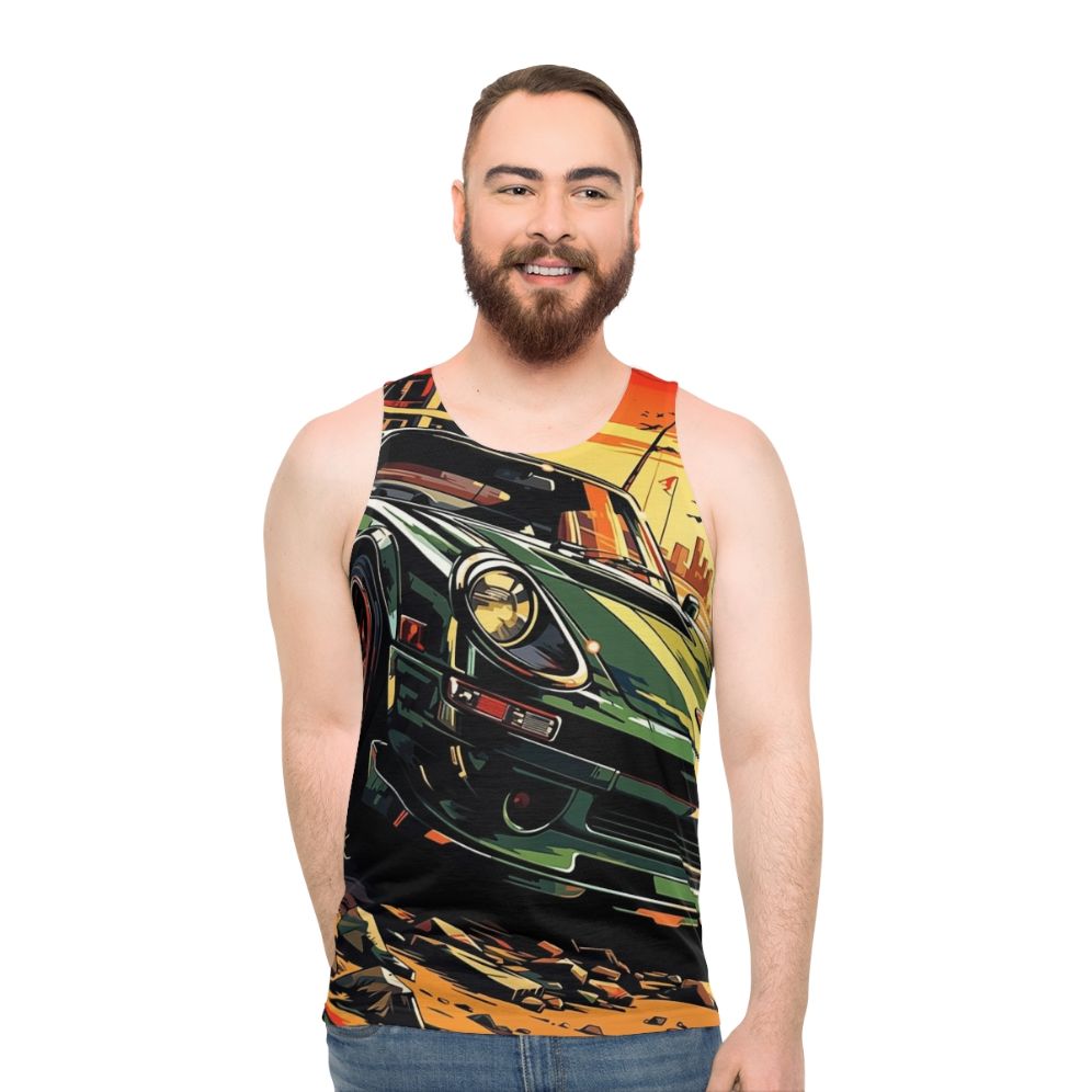 Beachside Cruise Unisex Summer Tank Top