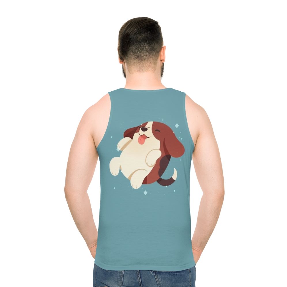 Beagle puppy on adorable unisex tank top