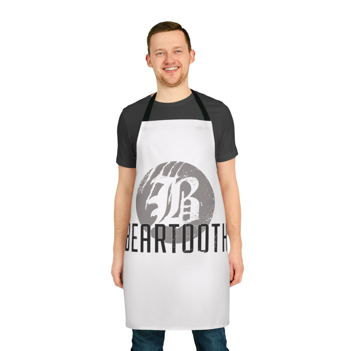 Bear claw design apron with Beartooth band logo