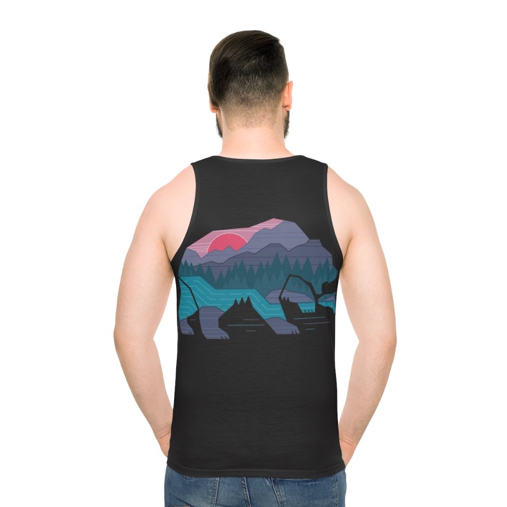 Bear Country Unisex Nature Inspired Tank Top