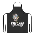 Bearded Leo Apron - A nature-inspired kitchen apron featuring a whimsical bearded frog or toad design