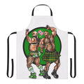 Bearded muscle bear wearing an erotic apron