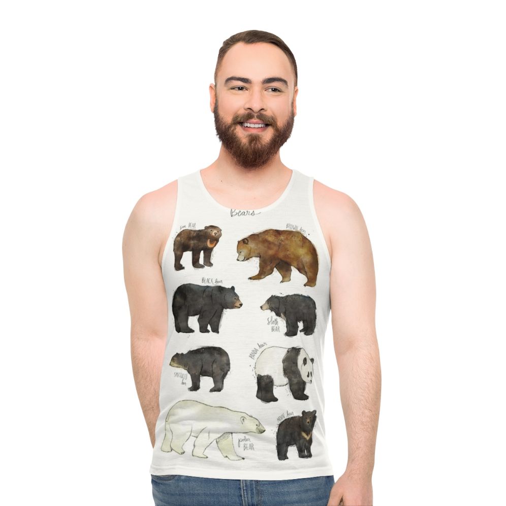 Unisex Bears Nature Tank Top