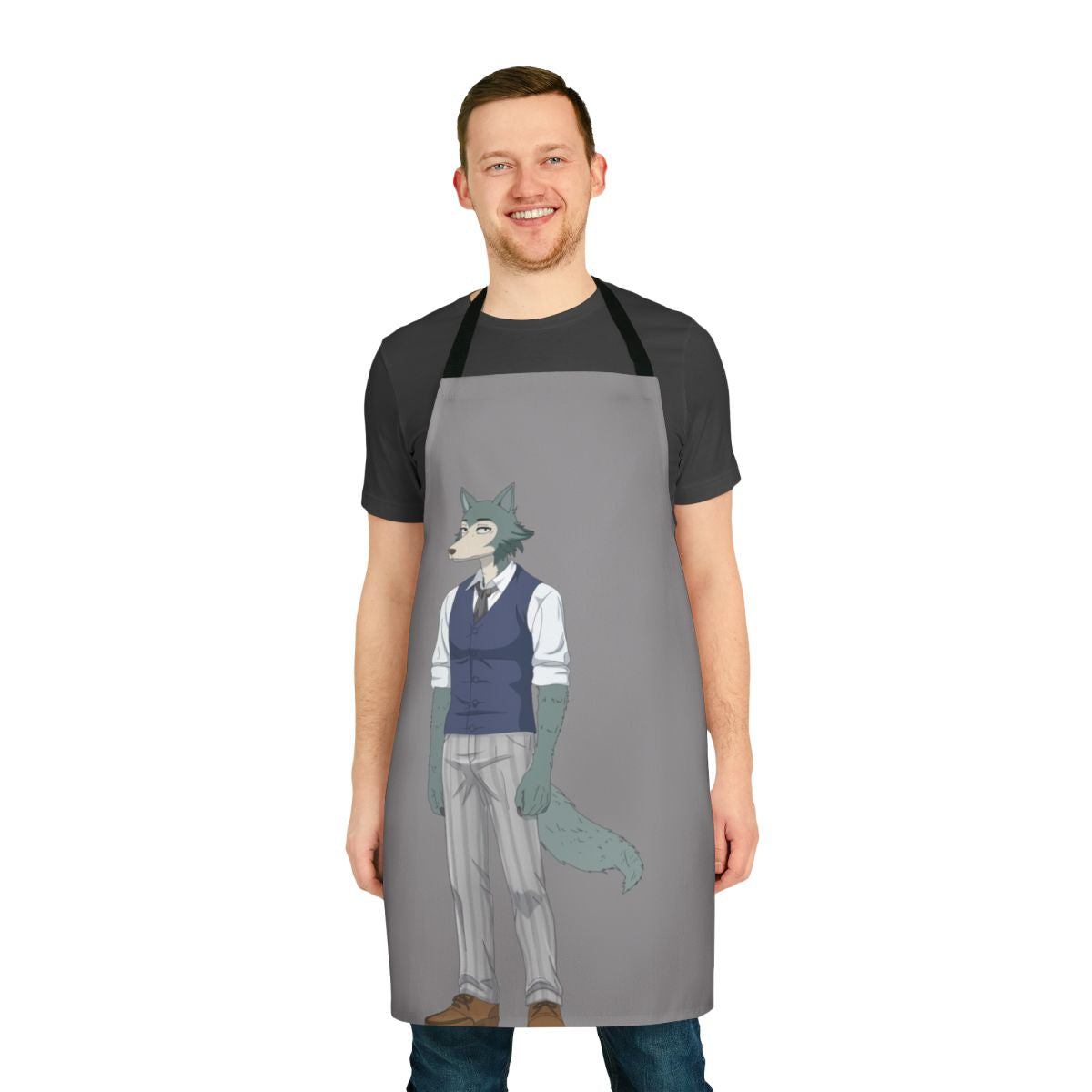 Beastars Legoshi Grey Wolf Apron - Anime Cartoon Furry Apron