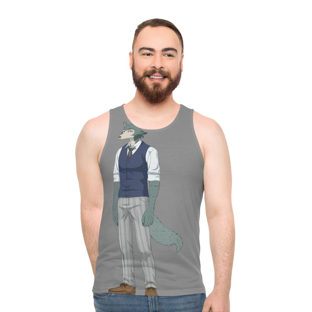 Beastars Legoshi the Gray Wolf Unisex Tank Top