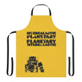 Beastie Boys-themed intergalactic apron with robot and space design