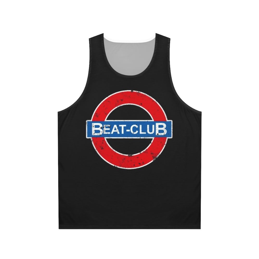 Beat Club Unisex Retro Music Tank Top