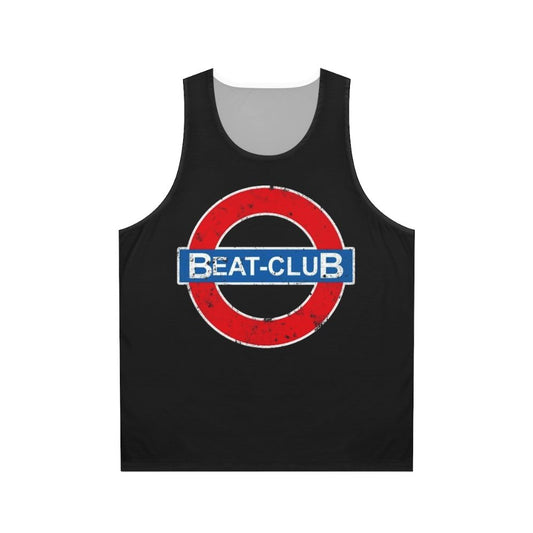 Beat Club Unisex Retro Music Tank Top