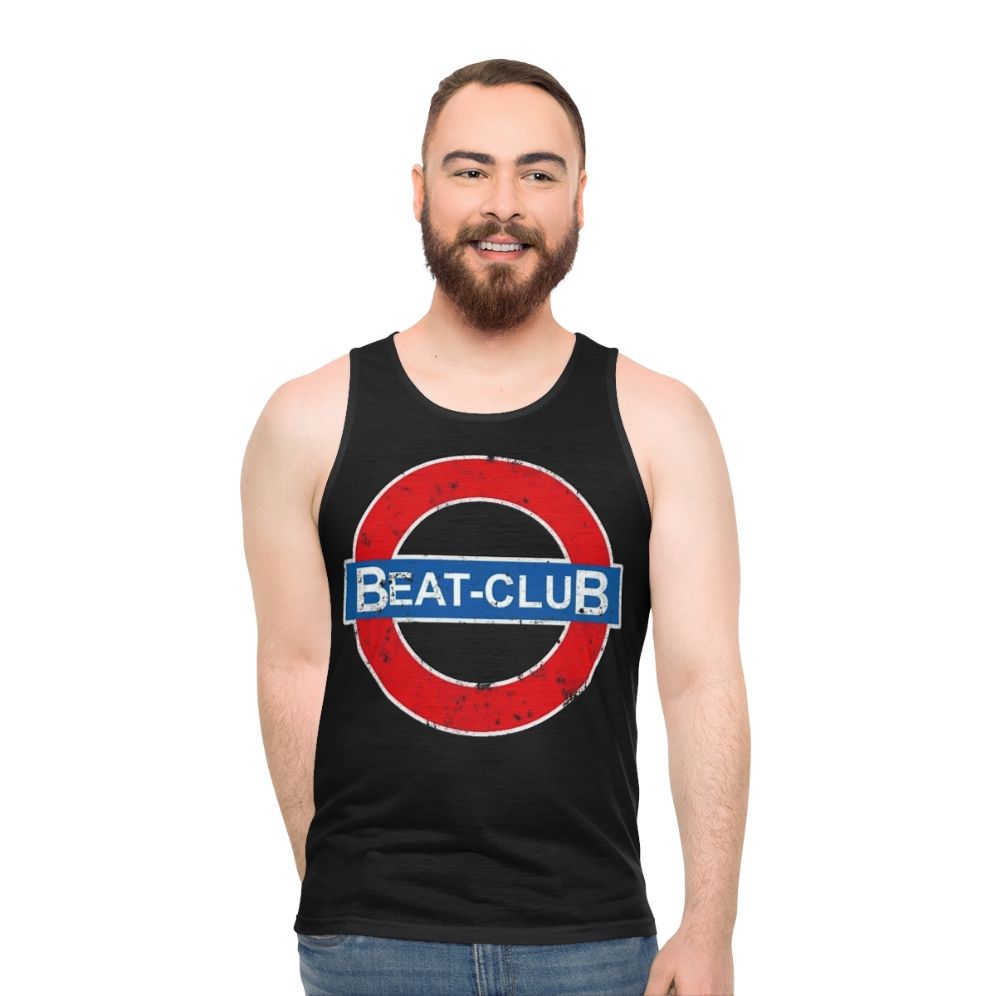 Beat Club Unisex Retro Music Tank Top