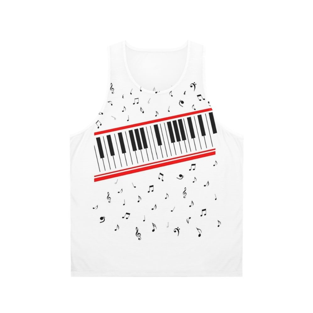 Beat It Piano Unisex Vintage 80s Michael Jackson Tribute Tank Top