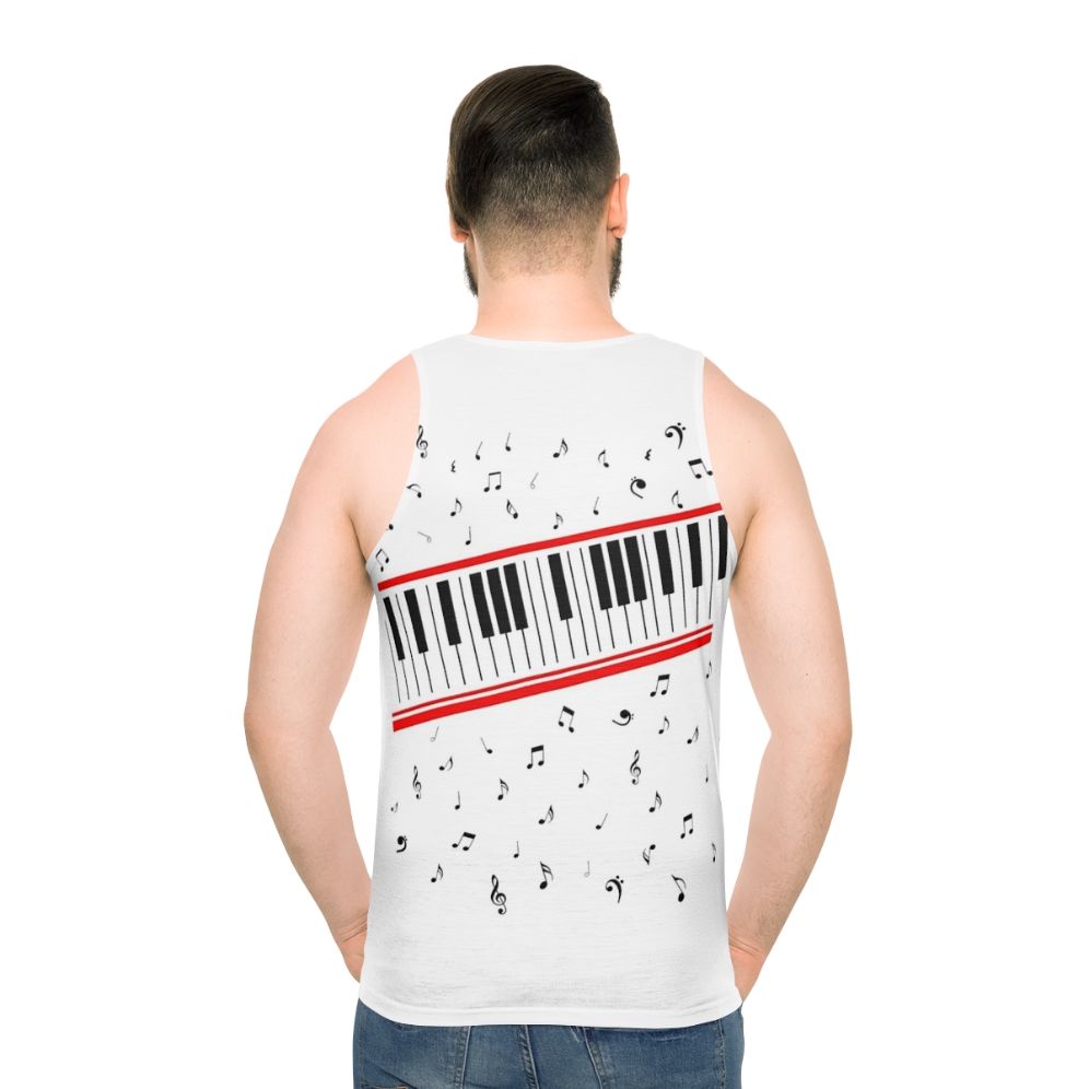 Beat It Piano Unisex Vintage 80s Michael Jackson Tribute Tank Top