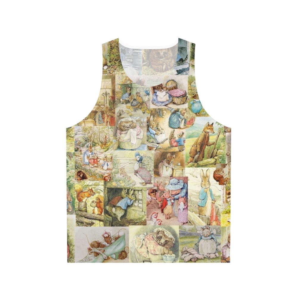 Beatrix Potter Collage Unisex Literary Tank Top