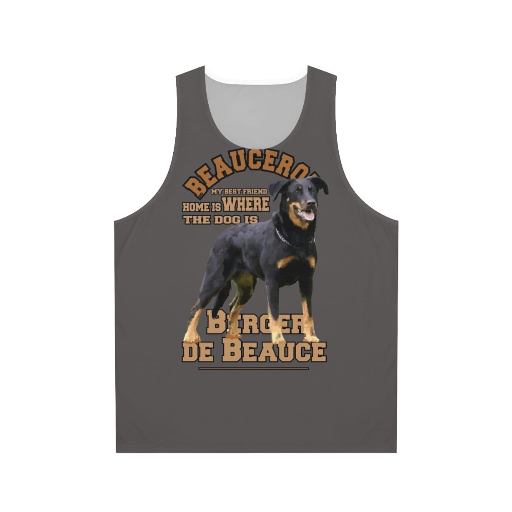 Beauceron Berger De Beauce Unisex Dog Lover Tank Top