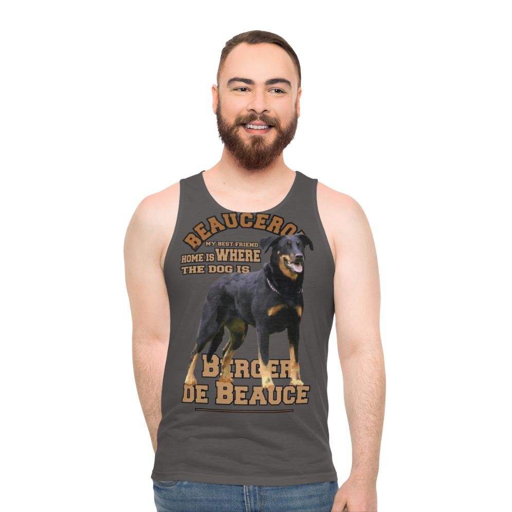 Beauceron Berger De Beauce Unisex Dog Lover Tank Top