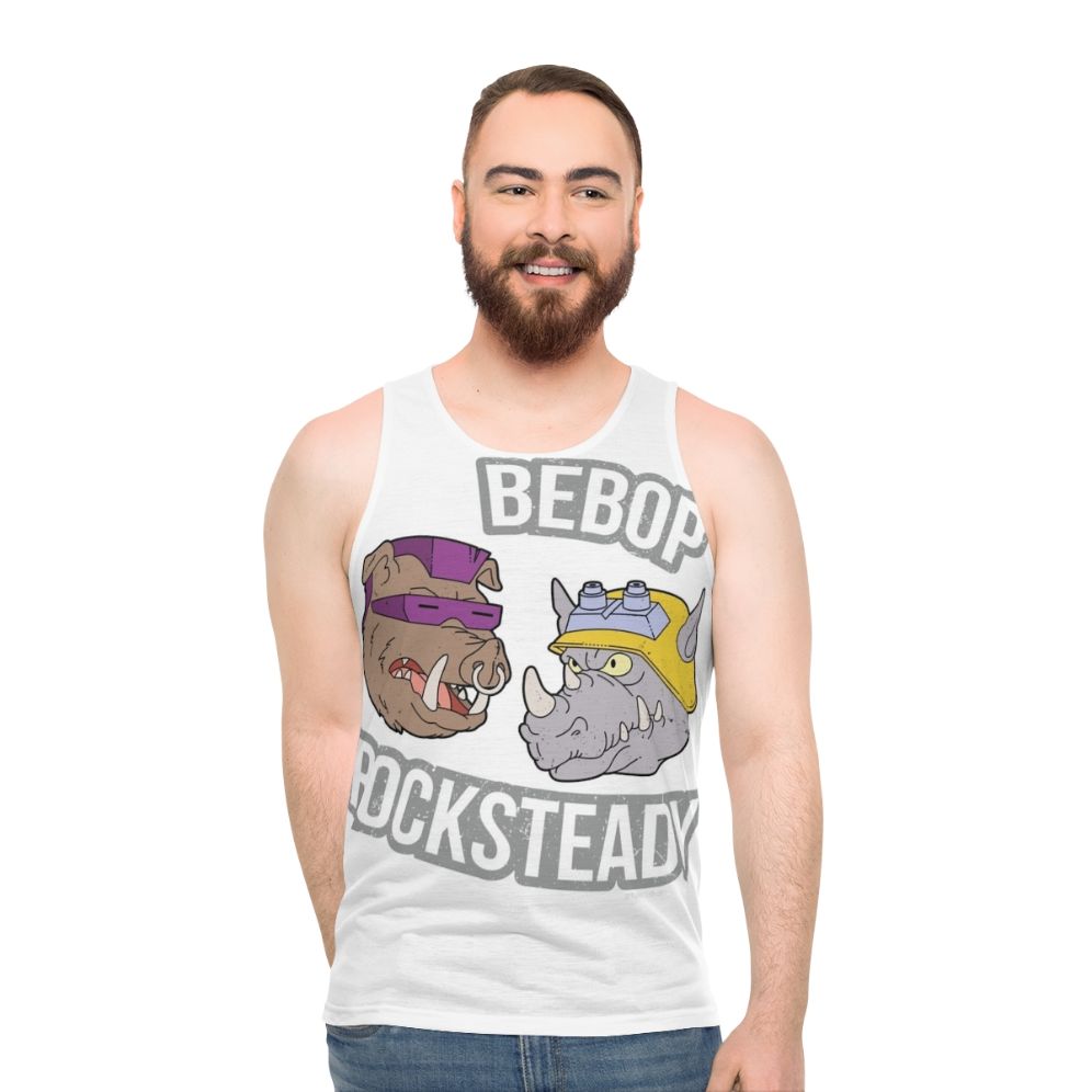 Bebop and Rocksteady Unisex Tank Top for Teenage Mutant Ninja Turtles Fans
