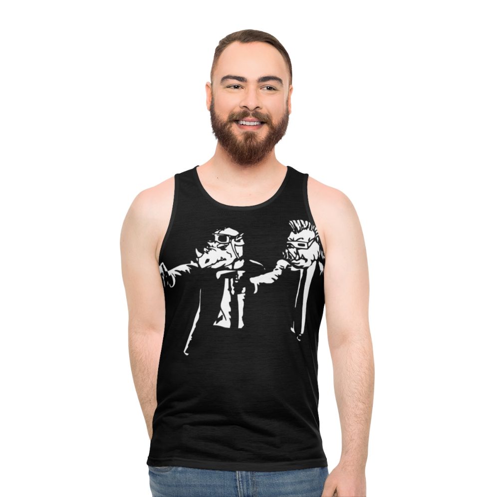 Bebop & Rocksteady Thug Life Pulp Fiction Mashup Unisex Tank Top