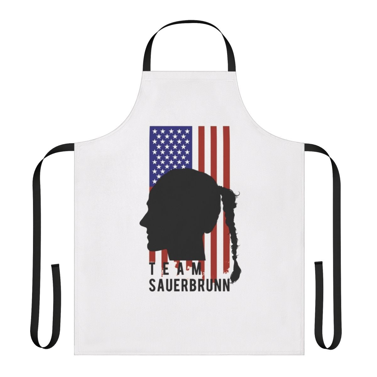 Becky Sauerbrunn inspired soccer team apron with USWNT and FC Kansas City graphics