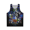 Beetlejuice Unisex Tank Top with classic 80s horror movie design
