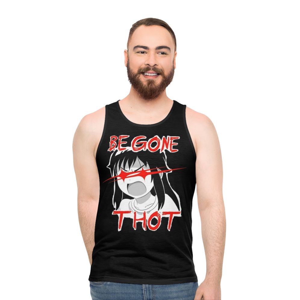 Begone Thot Anime Meme Unisex Tank Top