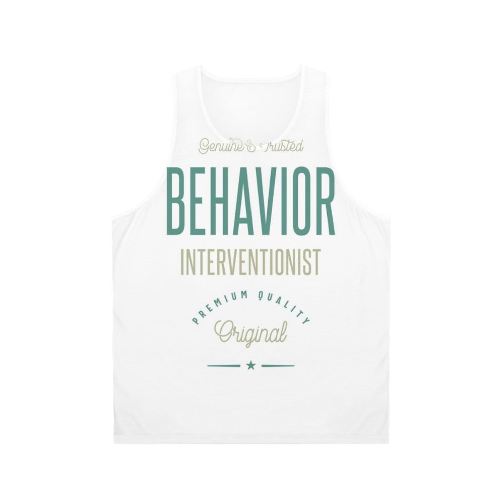 Behavior Interventionist Unisex Tank Top