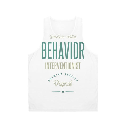 Behavior Interventionist Unisex Tank Top
