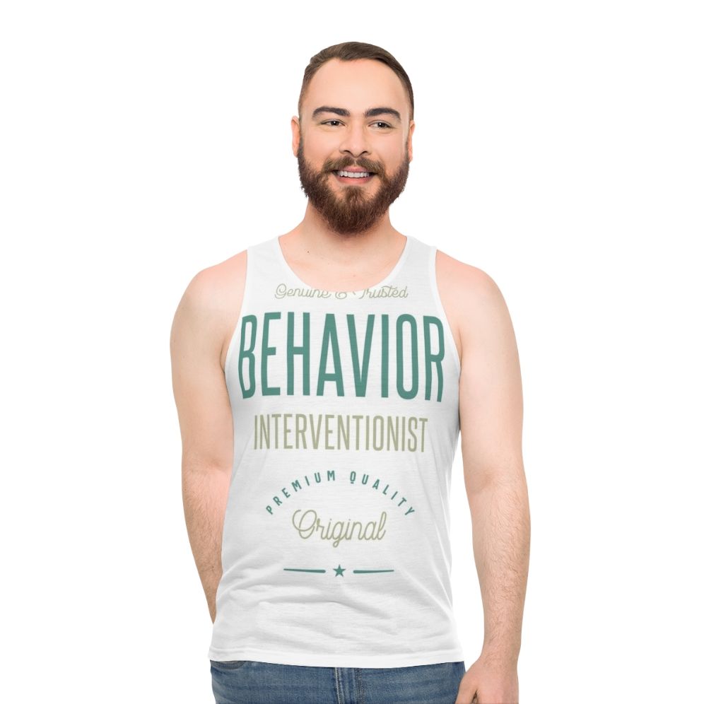 Behavior Interventionist Unisex Tank Top