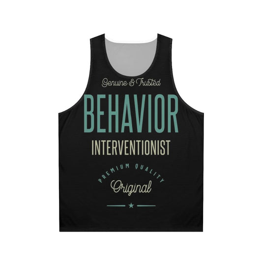 Behavior Interventionist Unisex Tank Top