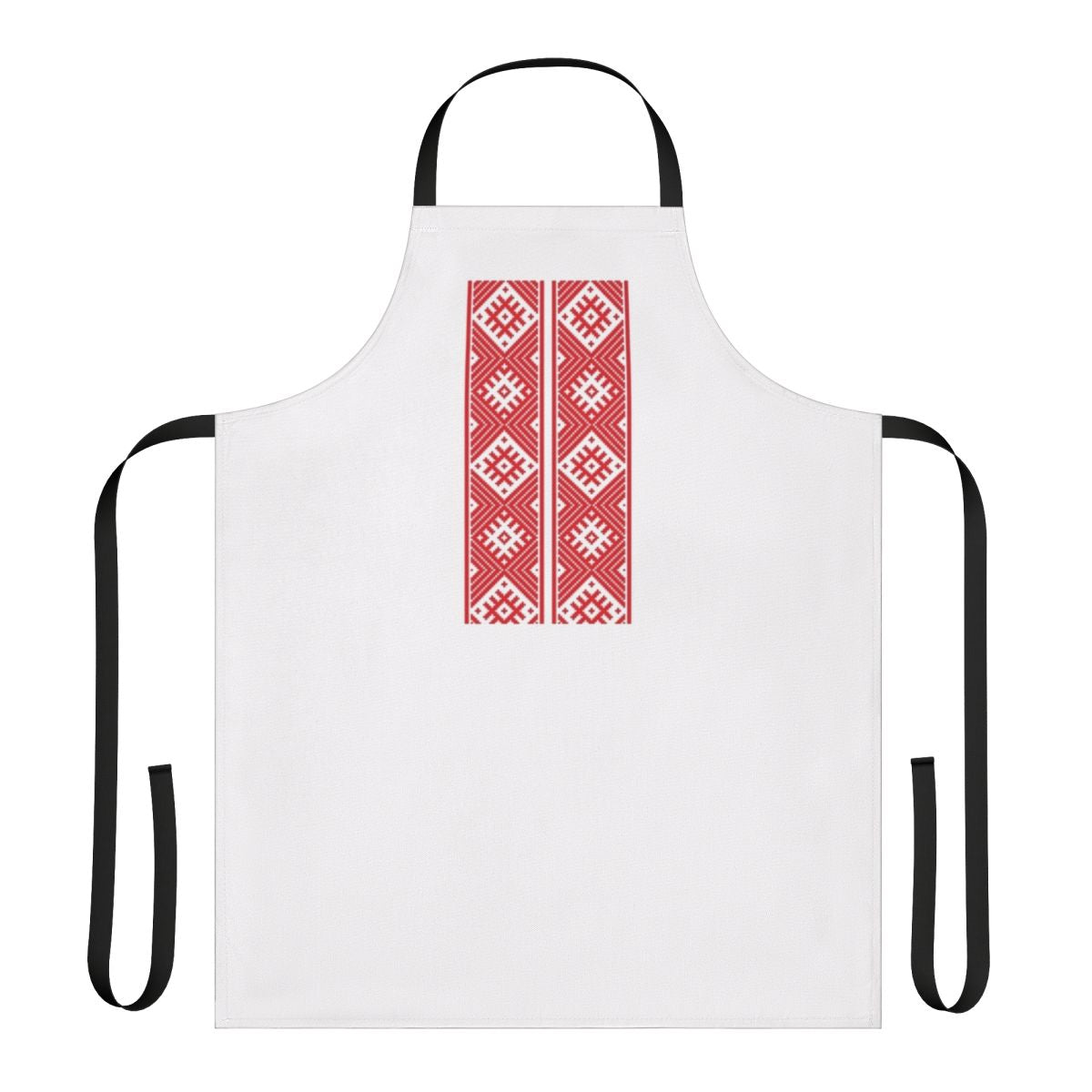 Belarusian protest apron featuring national symbols and emblems