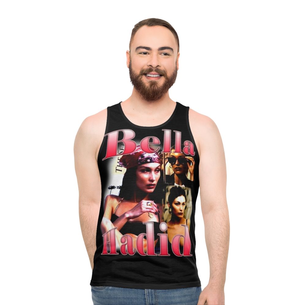 Bella Hadid inspired y2k unisex tank top