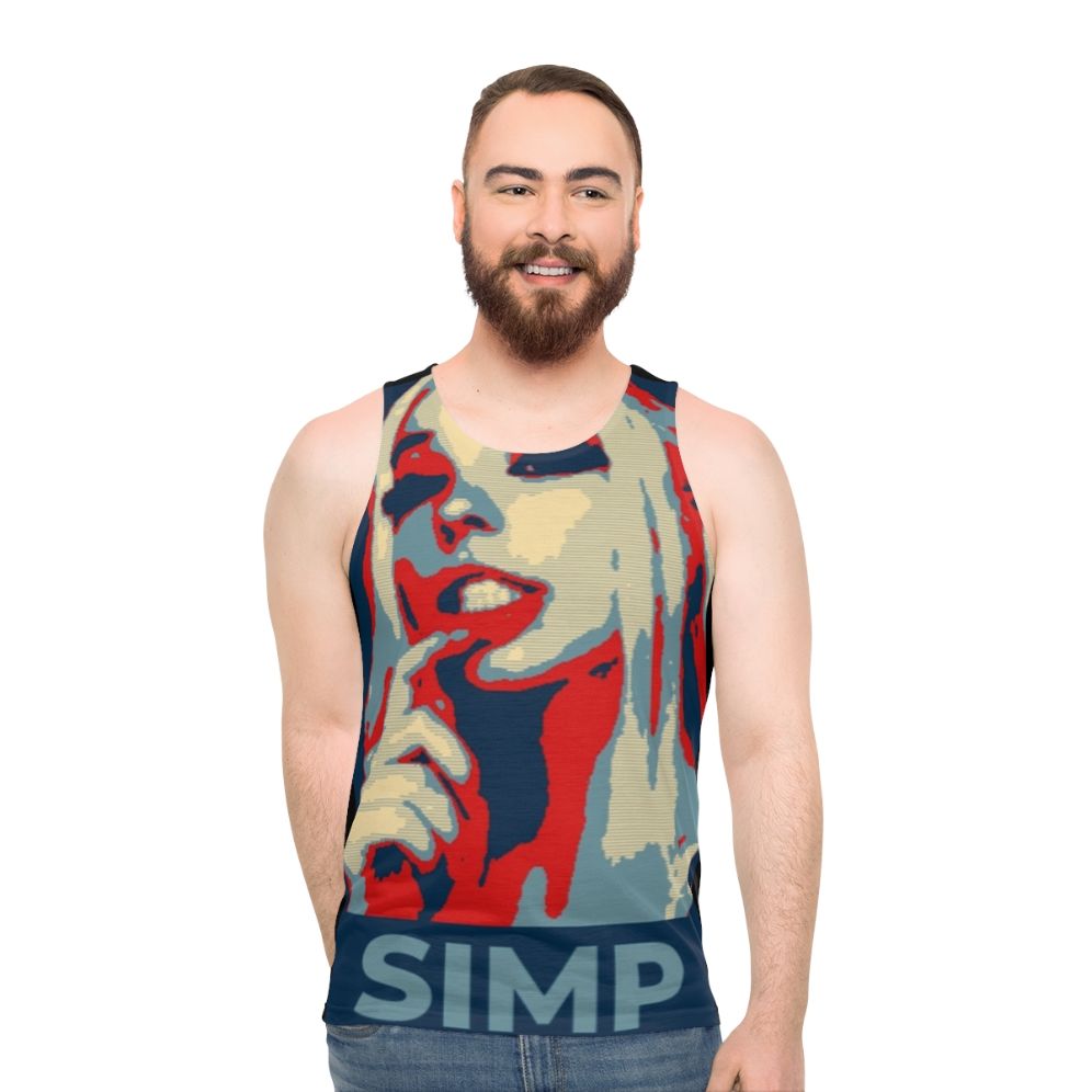 Belle Delphine Simp Alert Unisex Tank Top