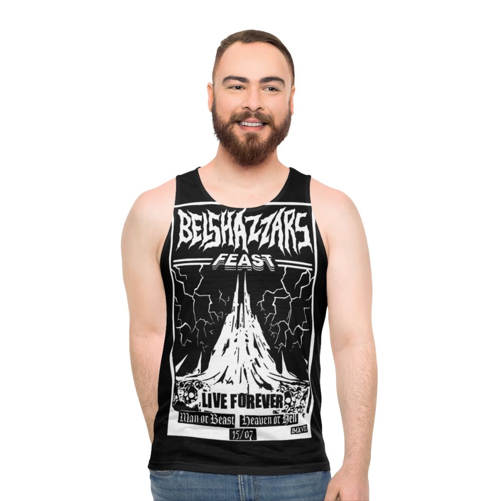 Belshazzar's Feast Unisex Heavy Metal Tank Top