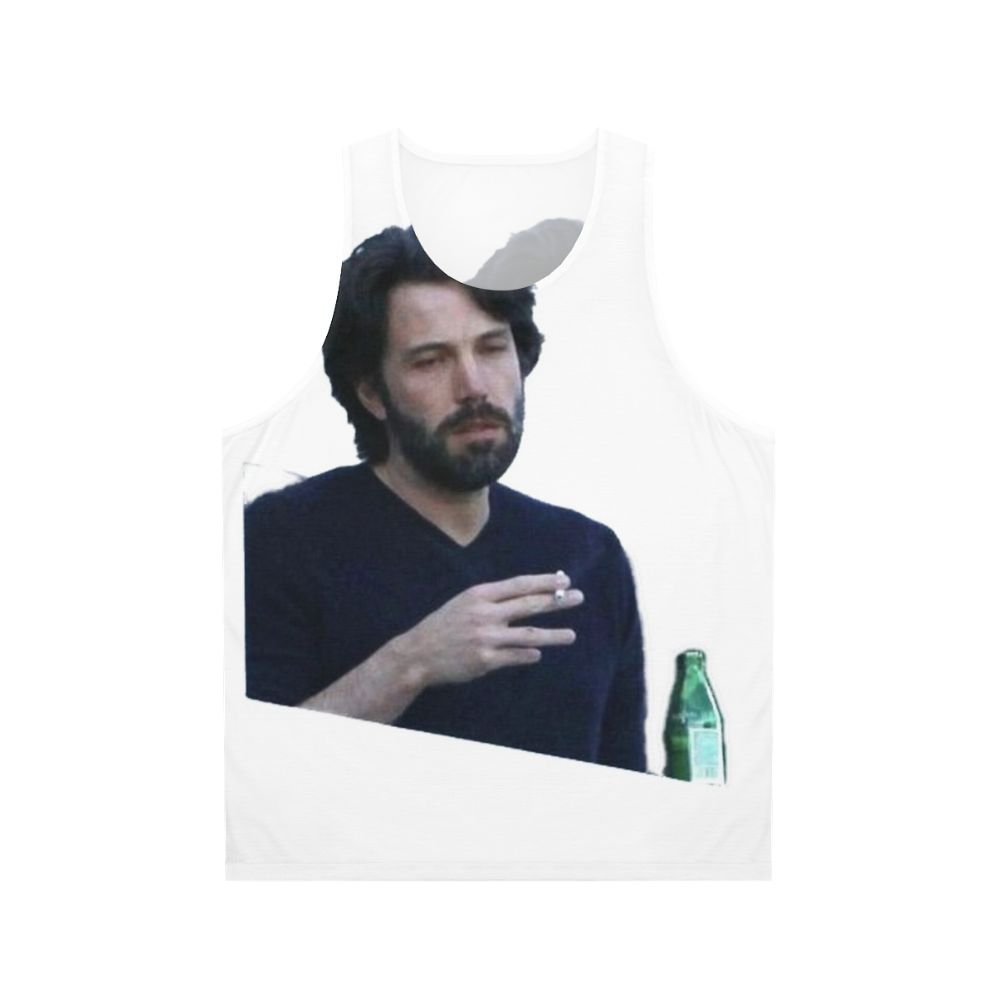 Ben Affleck meme unisex tank top