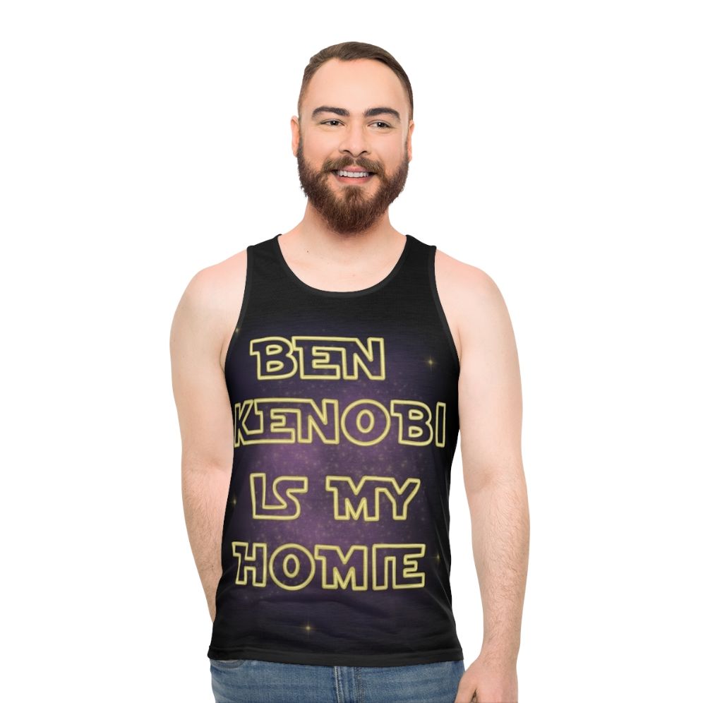 Ben Kenobi inspired unisex tank top