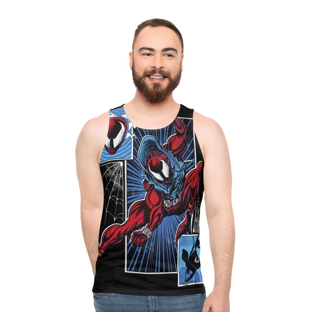 Ben Reilly Scarlet Spider superhero unisex tank top