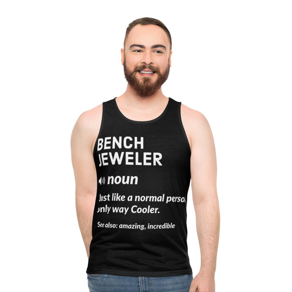 Bench Jeweler Unisex Tank Top