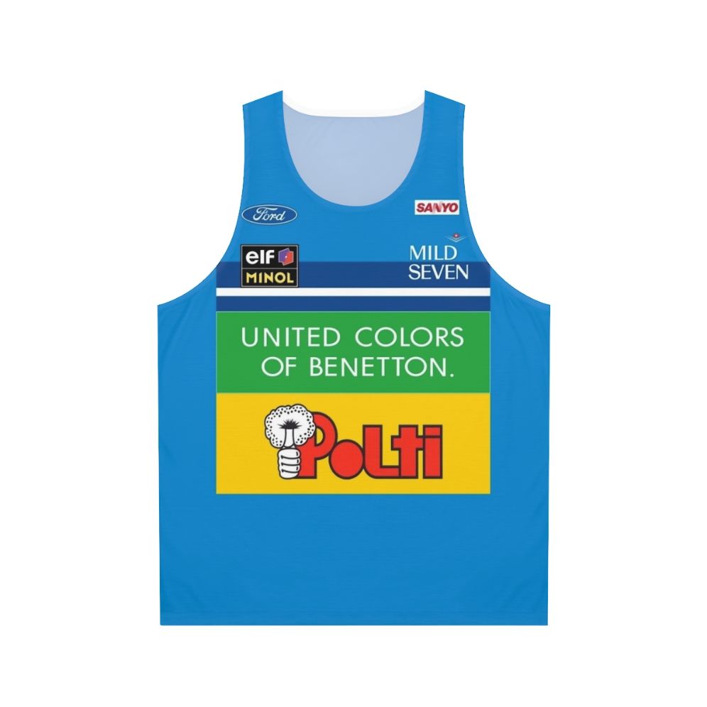 Benetton Formula 1 Racing Tribute Unisex Tank Top