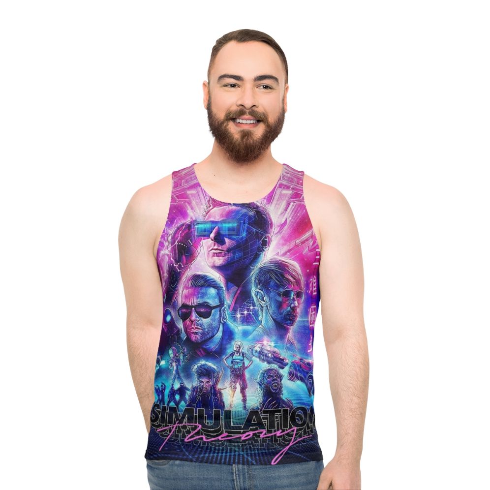 Berantakin Simulation Theory World Tour 2019 Unisex Tank Top