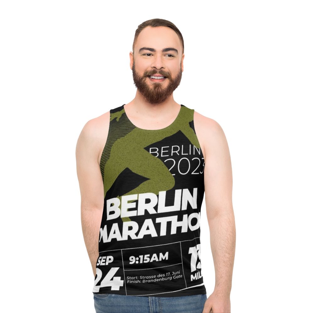 Berlin Marathon 2023 Unisex Tank Top for Runners