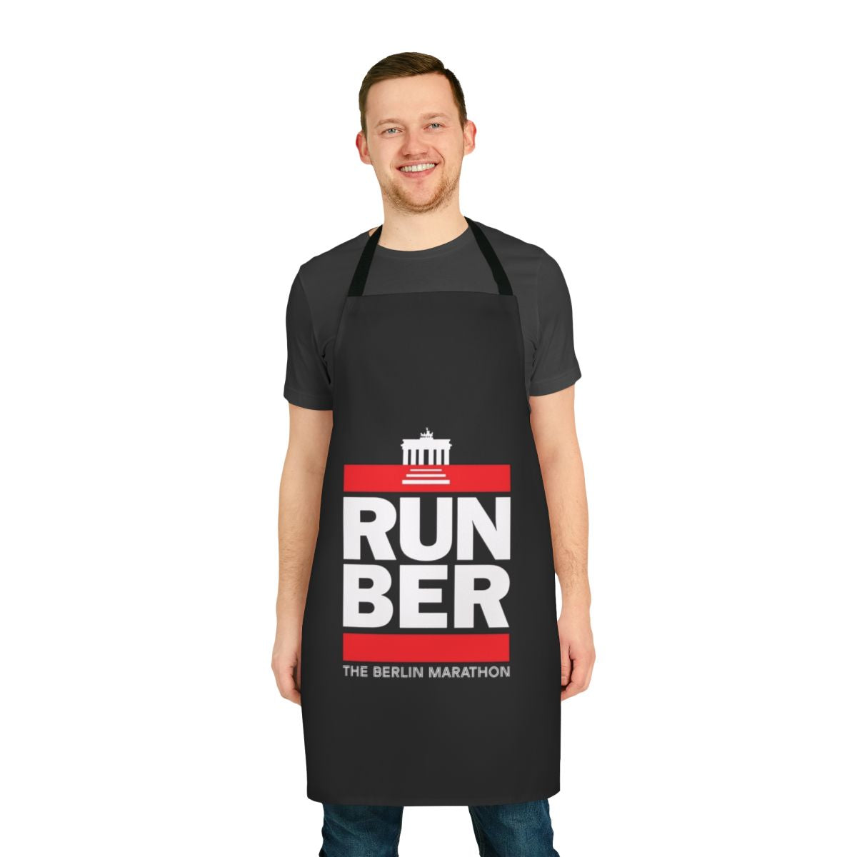 Berlin Marathon Themed Kitchen Apron with Unique Design