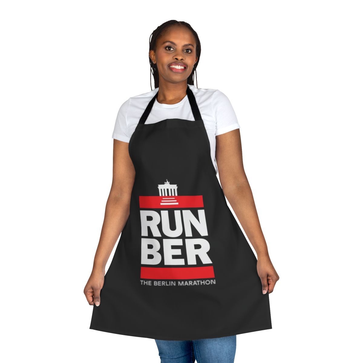 Berlin Marathon Themed Kitchen Apron with Unique Design