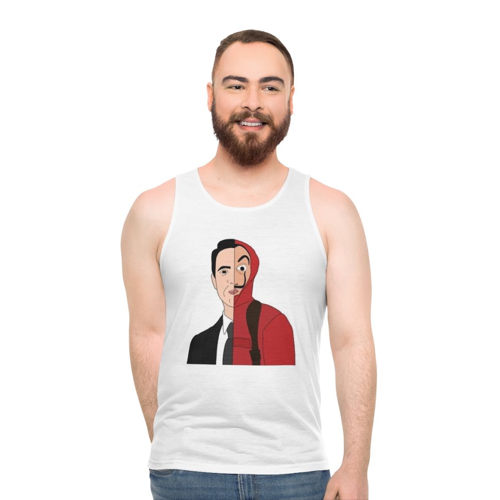 Berlin from Money Heist Unisex Tank Top