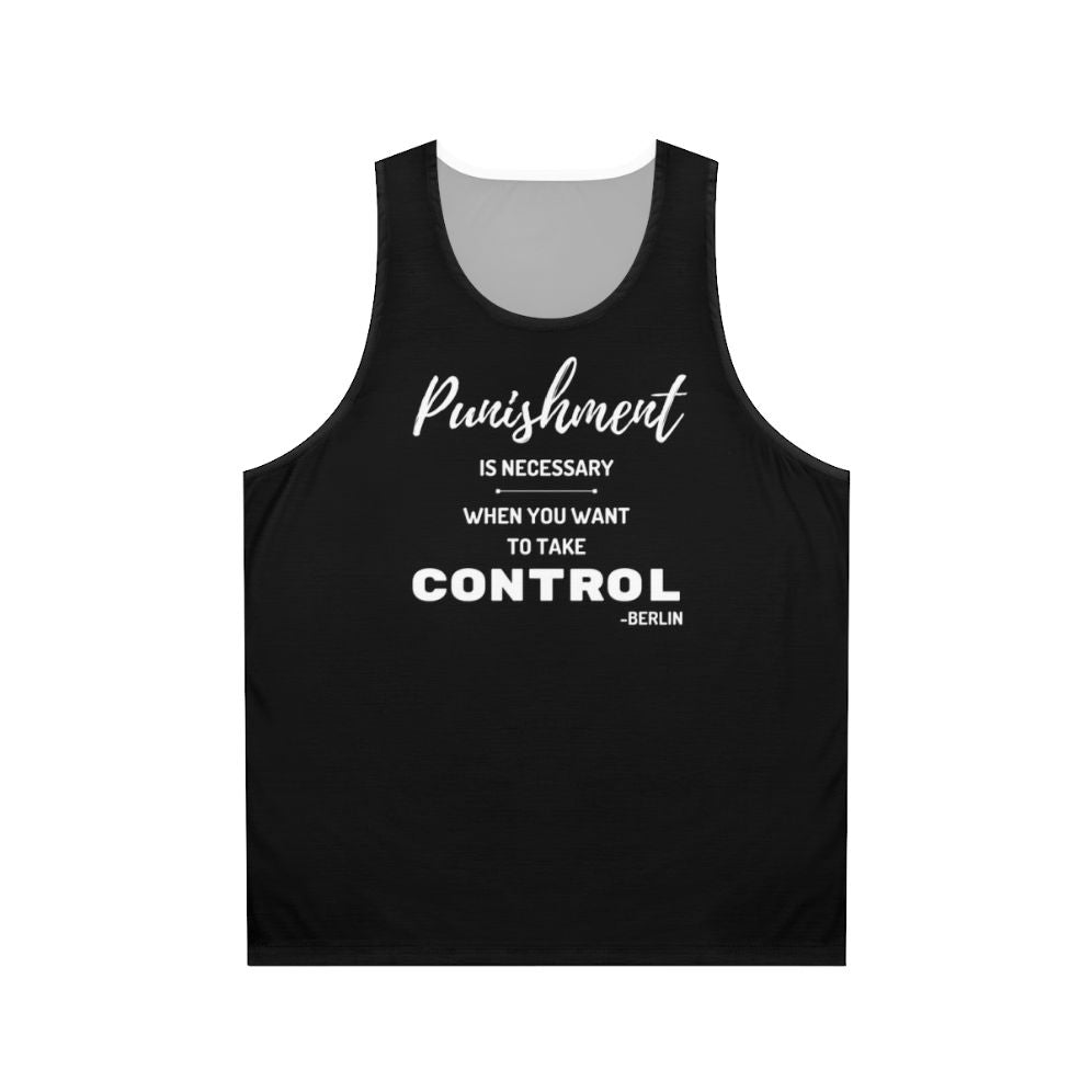 Berlin Quote Money Heist Korea Unisex Tank Top
