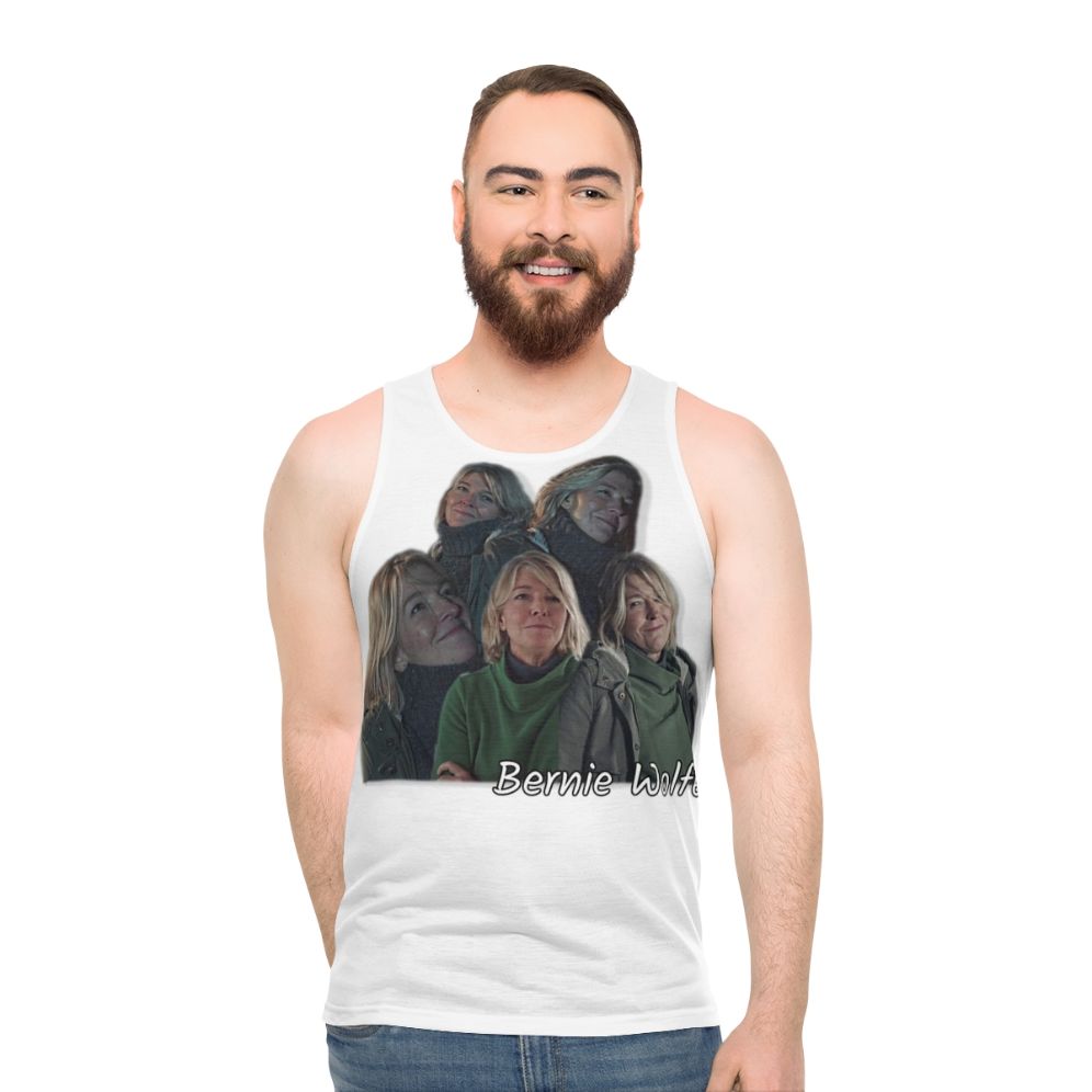 Bernie Wolfe Unisex Tank Top for Holby City Fans