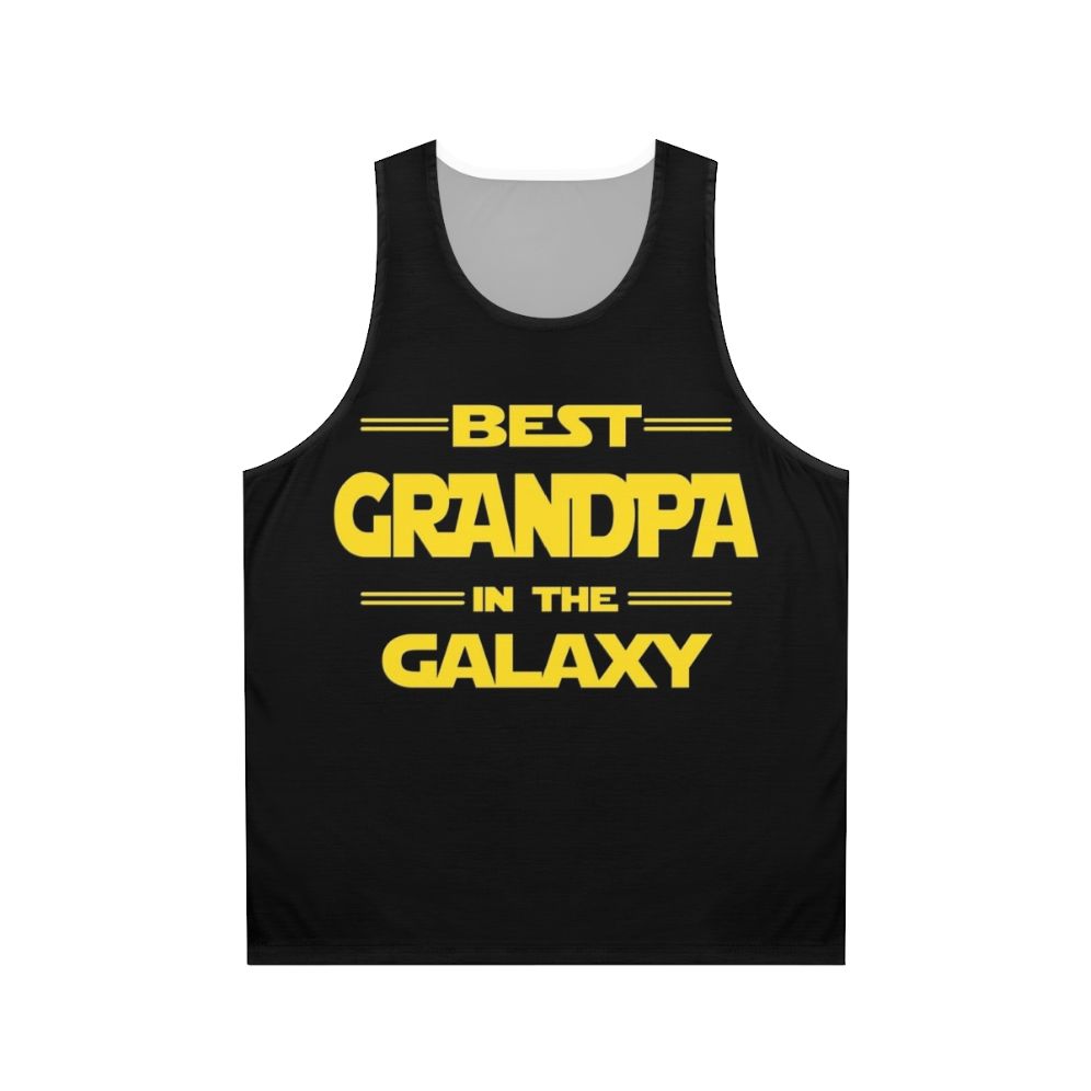 Best Grandpa in the Galaxy Unisex Tank Top