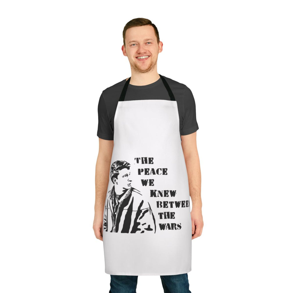 Between the Wars Themed Apron with Graffiti-Style Graphic