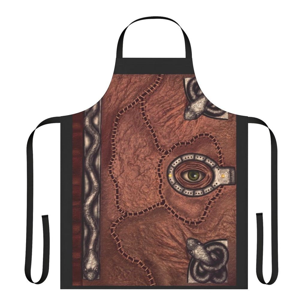 Bewitching apron featuring Hocus Pocus-inspired design with witches, spooky elements, and 90s nostalgia