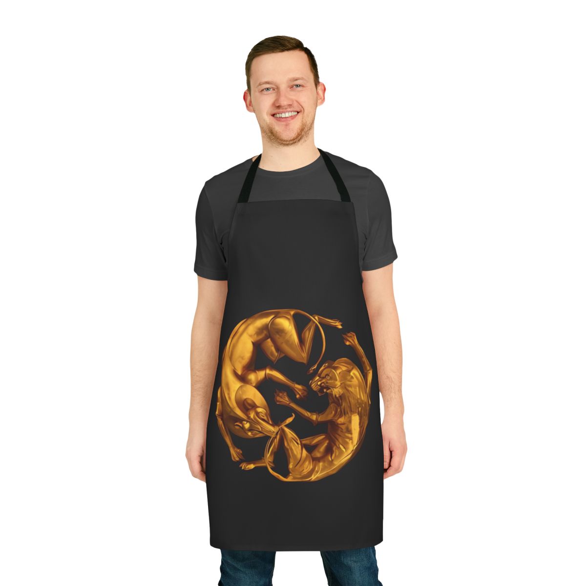 Beyoncé-inspired apron with Renaissance-themed design